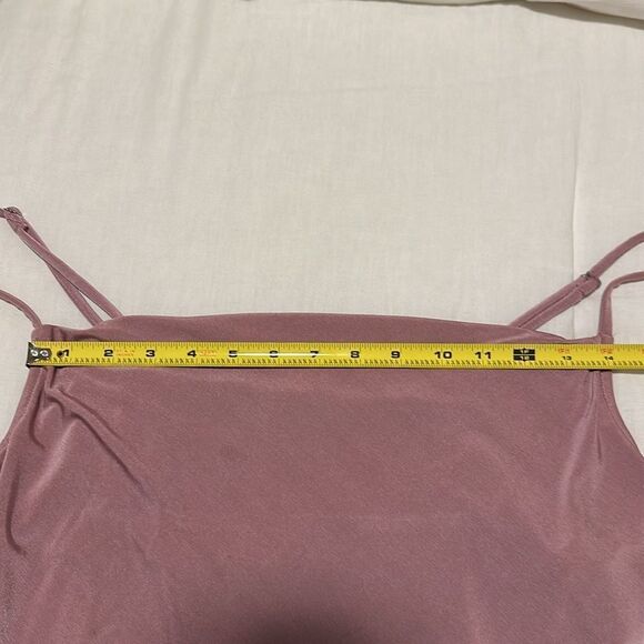 NWOT Wild Fable Cowl Neck Spaghetti Strap Tank Top in Rose Color Size L - Picture 7 of 14